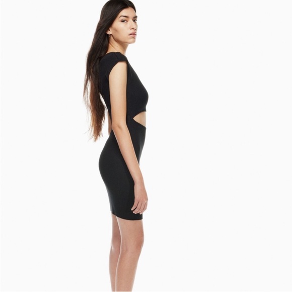 NWT Wilfred Free Cut-Out Knit Mini Dress - Picture 4 of 11